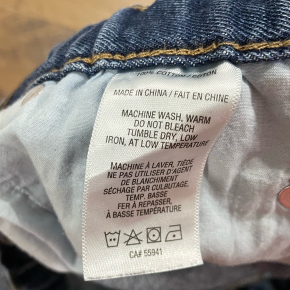 Harlow Denim Jeans Elastic Waist Straight Lrg Medium Wash Women’s 26 - Picture 8 of 9